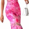 Wholesale Floerns Floerns Women'S Summer Split Thigh Spaghetti Strap Cami Midi Floral Dress