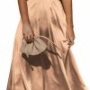 Wholesale PRETTYGARDEN Prettygarden Women'S 2024 Summer Satin Midi Dress Cap Sleeve Tie Waist Elegant A-Line Flowy Dresses