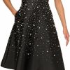 Clearance Adrianna Papell Adrianna Papell Women'S Bead Taffeta Midi Dress