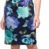 Hot Jessica Howard Jessica Howard Women'S Plus Size Sleeve Boat Neck Scuba Short Dress