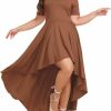 Best LALAGEN Lalagen Plus Size Maxi Dress For Women Casual Short Sleeve Ruffle Flowy High Low Summer Long Dress 1X-6X