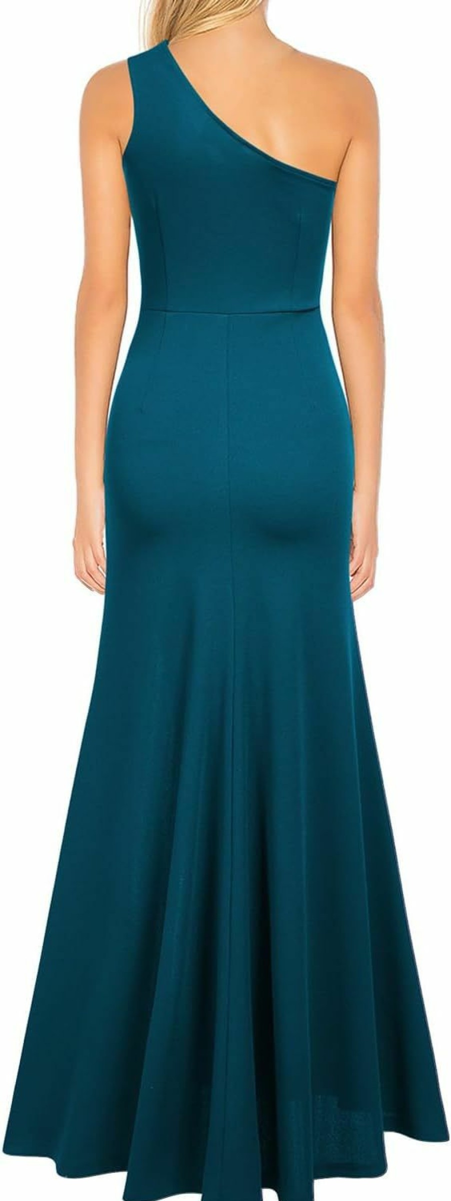 Online WOOSEA Woosea Women'S One Shoulder Sleeveless Split Bodycon Mermaid Evening Cocktail Long Dress