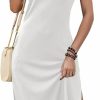 Clearance Dokotoo Dokotoo V Neck Summer Dress Casual Womens Fashion Sleeveless Maxi Dress T Shirt Dress With Pockets 2024