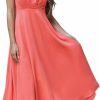 New CUPSHE Cupshe X Madison Devotion Chiffon Flowy Midi Dress Sleeveless V Neck Dresses Casual Summer