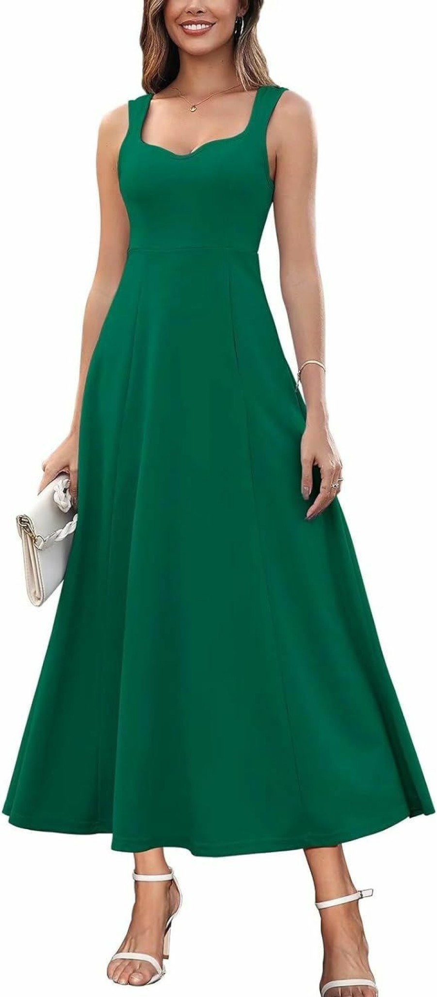 Best Brosloth Brosloth Womens Wedding Guest Dresses Elegant Long Sweetheart Neckline Sleeveless Cocktail Dress