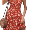 Online GUBERRY Guberry Womens Wrap V Neck Sleeveless Sundress Summer Flare Tank Dress With Pockets …