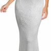 Online Madam Uniq Women One Shoulder 1920S Plus Size Formal Dress Tassels Sleeve Sequins Gatsby Maxi Evening Gown