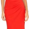 New Xscape Xscape Women'S Long One Shoulder Ruffle Scuba Crepe Dress (Standard & Petite)