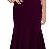 Best WOOSEA Woosea Womens Sleeveless Halter Neck Bodycon Mermaid Cocktail Party Midi Dresses