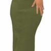 Hot Sdencin Sdencin Women Sexy Twist Knot Front Ribbed Knit Bodycon Bandeau Tube Dress Casual Solid Strapless Maxi Long Dress