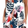 New MISFAY Misfay Women'S Summer Casual T Shirt Dresses Beach Cover Up Tank Dress