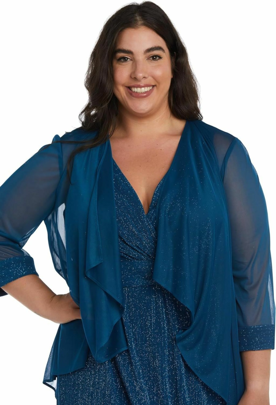 Online R&M Richards R&M Richards Women'S Plus Size Long Cocktail Jacket Dress