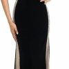 Clearance Xscape Xscape Women'S One Size Long Ity Dress With Caviar Bead Sides