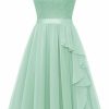 Wholesale Wedtrend Wedtrend Women'S Bridesmaid Dress 2023 Short Prom Dress Ruffle Wedding Guest Cocktail Dress Floral Homecoming Dress