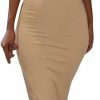 Best PRIMODA Primoda Women'S Sexy Asymmetrical Spaghetti Strap Dress Square Neck Sleeveless Bodycon Midi Club Dress