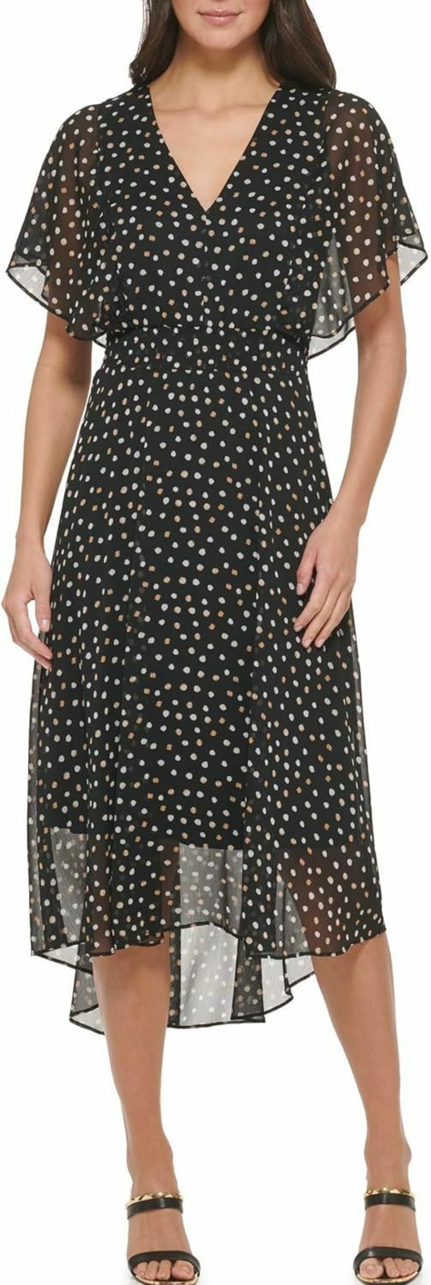 Best DKNY Dkny Women'S Fit And Flare Midi Dress