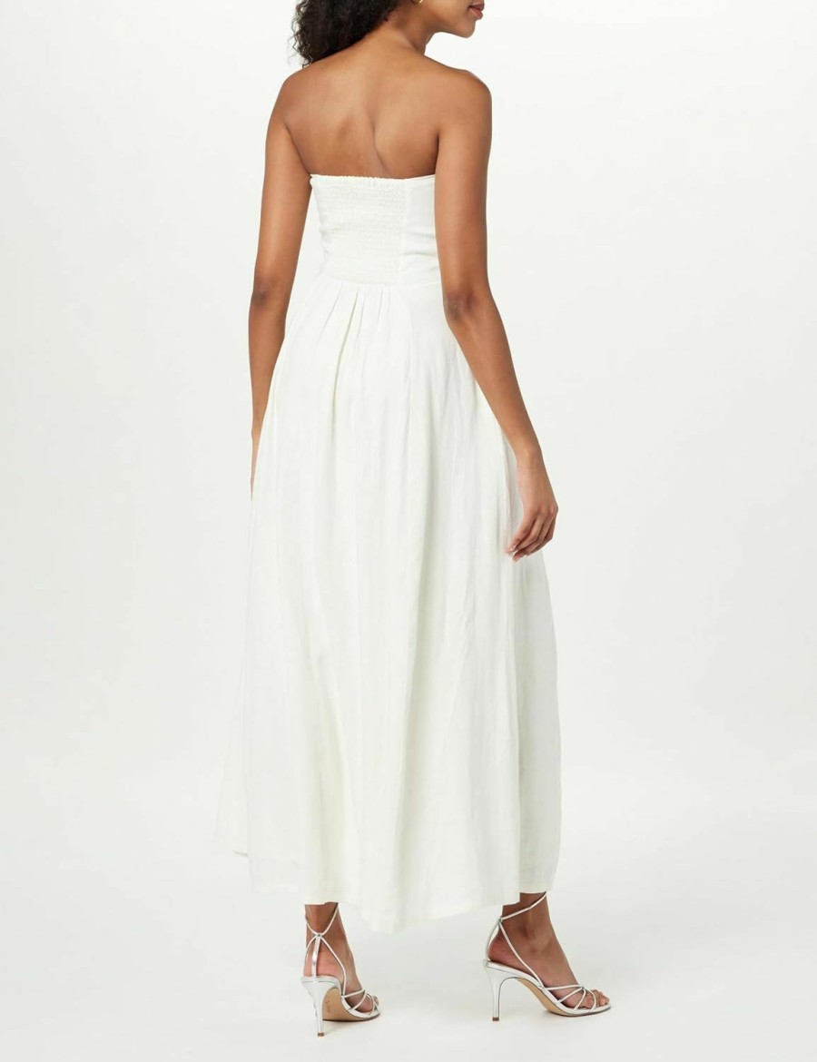 Wholesale The Drop The Drop Women'S Carlota Strapless Linen Maxi Dress