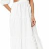 Online The Drop The Drop Women'S April One-Shoulder Cutout Tiered Midi Dress