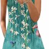 Wholesale ETCYY NEW Etcyy Women'S Summer Casual Sleeveless Floral Printed Swing Dress Sundress With Pockets