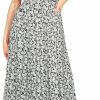 Clearance GRACE KARIN Grace Karin Womens 2024 Summer Maxi Dress Casual Sleeveless Spaghetti Strap Smocked Ruffle Beach Long Dress With Pockets