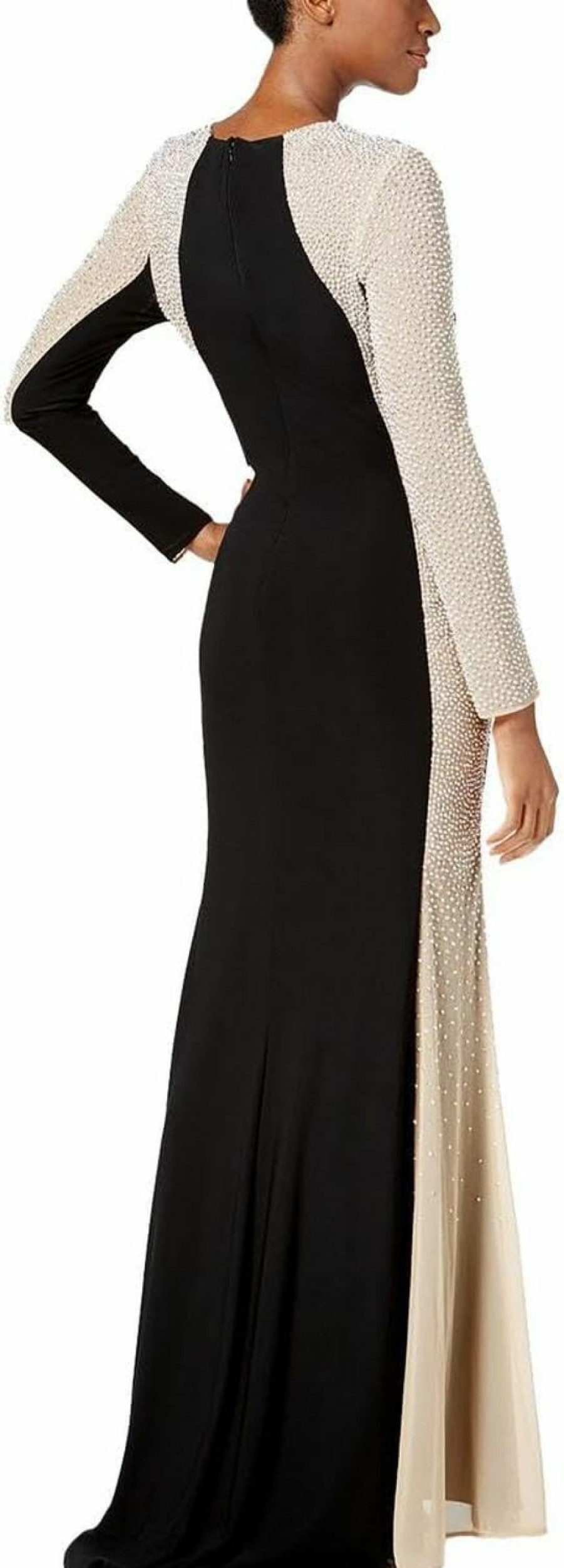 Hot Xscape Xscape Women'S Long Ity Dress With Caviar Bead Sides