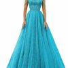 New Yexinbridal Yexinbridal Off Shoulder Sequin Prom Dresses Long Glitter Tulle Wedding Party Dress Formal Ball Gown For Women