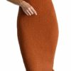 Wholesale BerryGo Berrygo Women'S Smocked Bodycon Off Shoulder Puff Short Sleeve Mermaid Dress Ruffle Shirred Party Cocktail Pencil Midi Dress