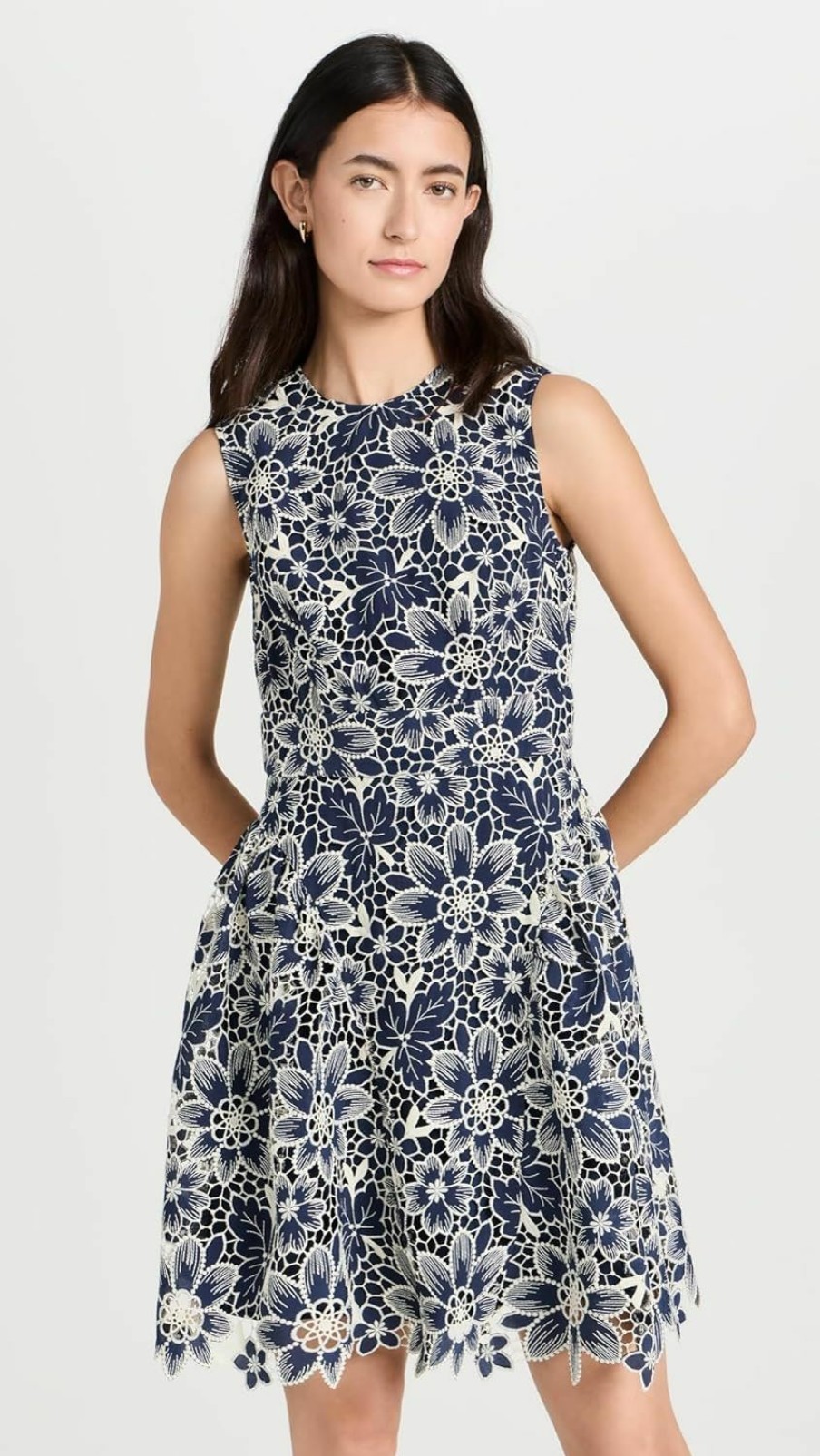 New Shoshanna Shoshanna Women'S Floral Eyelet Ivy Dress