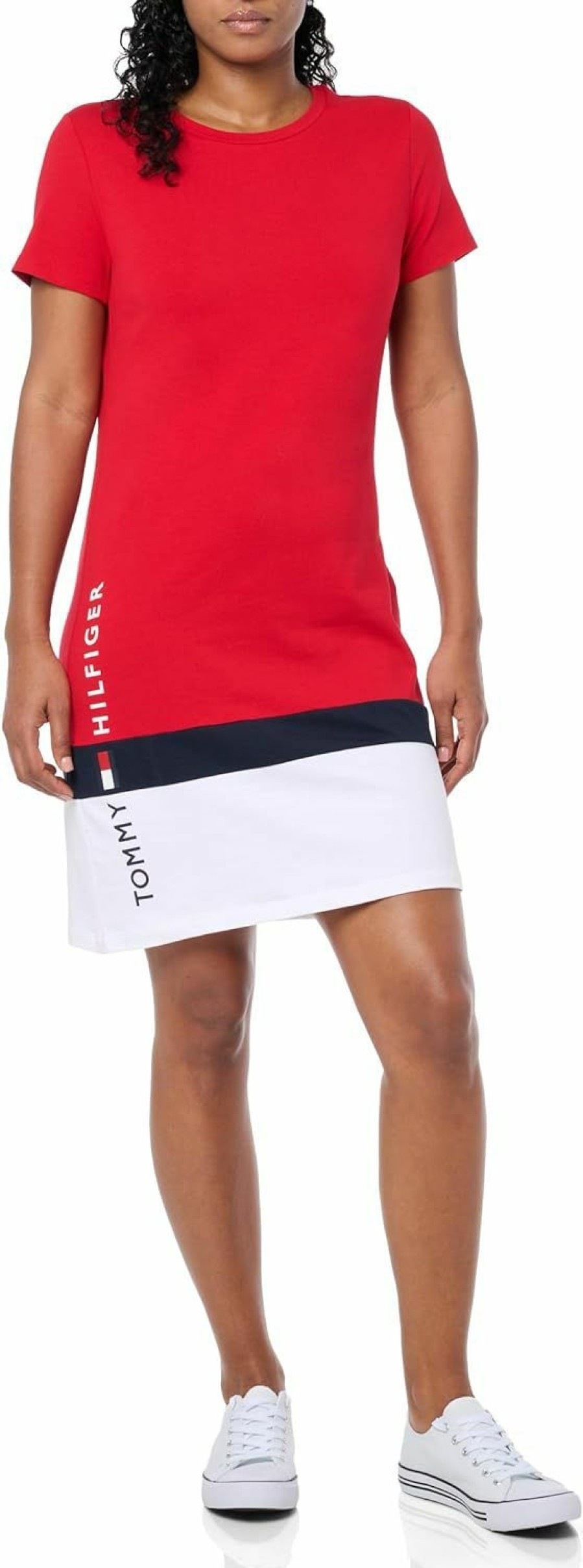 Wholesale Tommy Hilfiger Tommy Hilfiger T-Shirt Short Sleeve Cotton Summer Dresses For Women