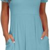 Best Nova In Sky Nova In Sky Women'S Casual Dresses Short Sleeve Summer Dress With Pockets