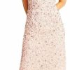 New Adrianna Papell Adrianna Papell Women'S Off The Shoulder Sequin Beaded Gown