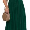 Best Ladmous Ladmous Women'S V Neck Floral Lace Wedding Dress Sleeveless Bridesmaid Evening Party Maxi Dress