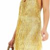 Best MOFLORA Moflora Women Sexy Deep V-Neck Backless Patchwork Bodycon Dress Summer Fringe Tassel Club Party Prom Mini Strap Dress