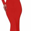 Hot BEAGIMEG Beagimeg Women'S Sexy Elegant One Shoulder Backless Evening Long Dress