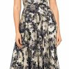 Hot Betsy & Adam Betsy & Adam Women'S One Shoulder Metallic Foil Print Wrap Gown