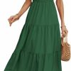 Wholesale ECOWISH Ecowish Womens Summer Dresses 2024 Elegant Wedding Cocktail Ruffle Cap Sleeves A-Line Midi Dress