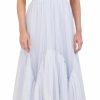 Hot BCBGMAXAZRIA Bcbgmaxazria Women'S Strapless Sweetheart Neck Evening Maxi Dress With Tiered Ruffle Skirt