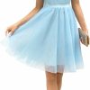 Clearance Meetjen Meetjen Sequin Prom Dress For Teens Short Tulle V Neck Semi Formal Dress A-Line Cocktail Party Dress