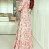 Wholesale Dokotoo Dokotoo Women'S 2024 Boho Maxi Dress Casual Long Puff Sleeve V Neck Ruffle A Line Flowy Casual Beach Dresses