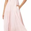 New The Drop The Drop Women'S Tavia Tie-Front Tiered Maxi Dress