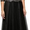 Hot Alex Evenings Alex Evenings Women'S Tea Length Sequin Mock Dress (Petite And Regular Sizes)