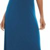 New Urban CoCo Urban Coco Women'S Scoop Neck Solid Sleeveless Summer Beach Tank Top Casual Maxi Dress