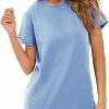 Online Milumia Milumia Women'S Casual Tee Shirt Dress Short Sleeve Crew Neck Straight Short Dress