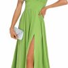 Best Ever-Pretty Ever-Pretty Women'S Bridemaids Dresses Deep V-Neck Sleeveless Side Slit Floor Length Wedding Guest Dress 0168B