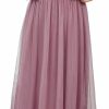 Wholesale Ever-Pretty Ever-Pretty Women'S Round Neck A-Line Tulle Sequin Plus Size Formal Dresses For Women 0904-Da2