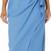 Best Alex Evenings Alex Evenings Women'S Slimming Long Side Ruched Dress With Cascade Ruffle Skirt