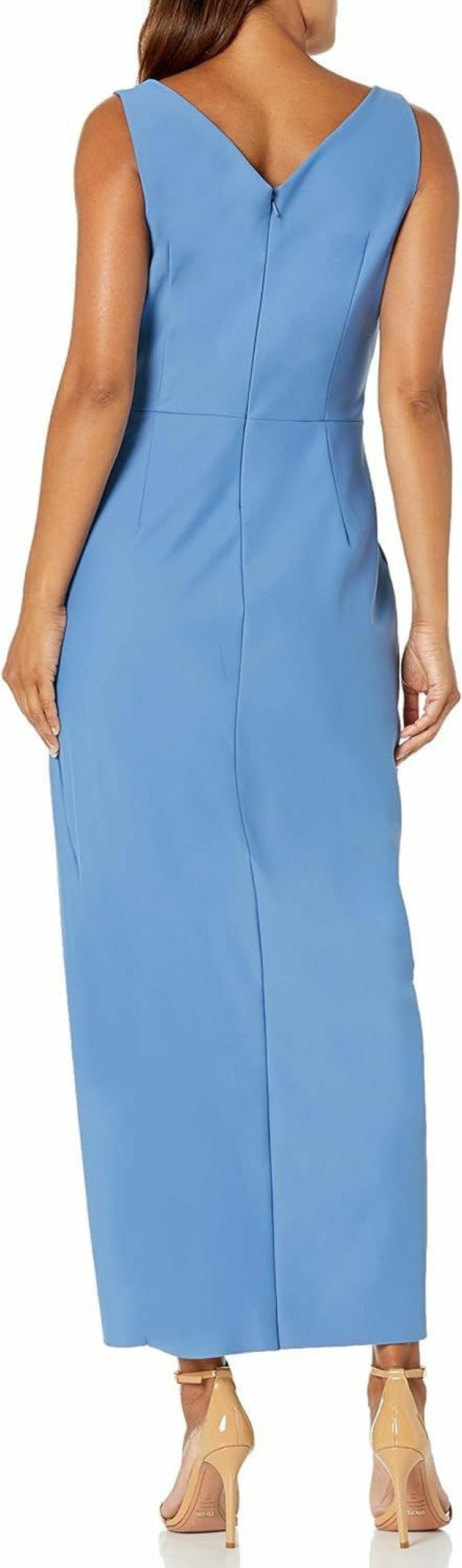 Best Alex Evenings Alex Evenings Women'S Slimming Long Side Ruched Dress With Cascade Ruffle Skirt