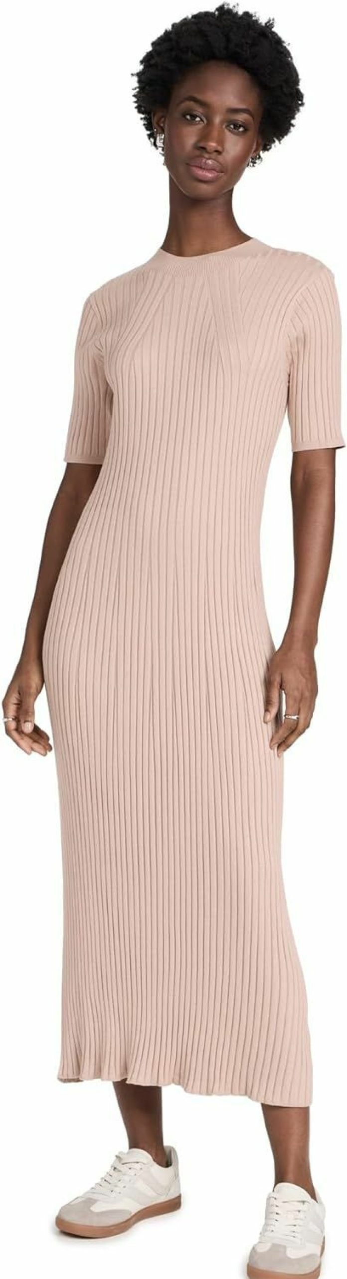 Online Varley Women'S Maeve Rib Knit Midi Dress