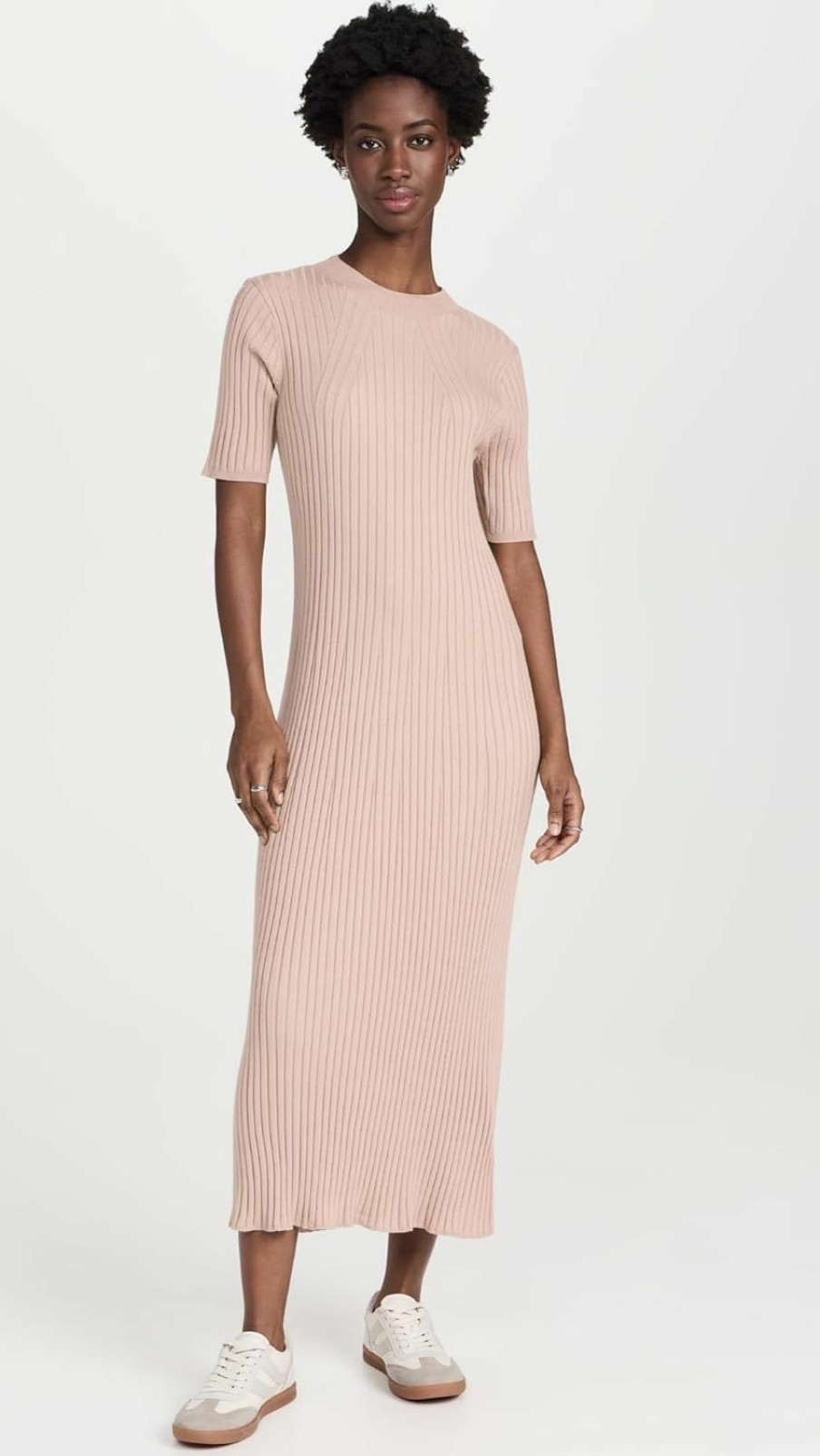 Online Varley Women'S Maeve Rib Knit Midi Dress