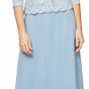 New Alex Evenings Alex Evenings Women'S Plus-Size Mock Dress With Sequin-Lace Bodice